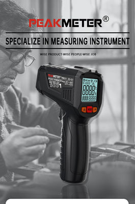 Termómetro sin contacto del Industrial-grado del PDA de la medida medida del laser de 13 puntos