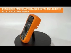 Medición de la resistencia de voltaje AC / DC del multimetro digital portátil RMS verdadero