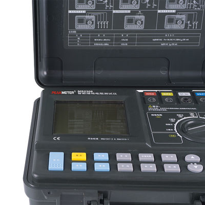 Teste de resistencia a la tierra portátil Gran capacidad de memoria Datos rápidos Ideal para ingenieros de campo y técnicos eléctricos