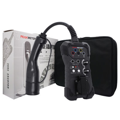 Hasta 63A Prueba de simulación de corriente Evse con selección de molde diferente PE CP Prueba de fuga