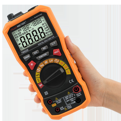 Resistencia máxima 200MΩ 10 MHz Multiméter digital con medición de diodo a 2 voltios