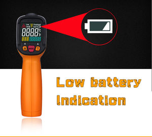 Temperatura de funcionamiento infrarroja del arma del termómetro del PDA de alta temperatura - 50 ~ 300 grados